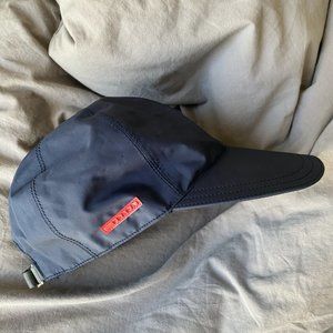 Authentic Prada Hat - Baseball cap Adjustable Size Strap NAVY